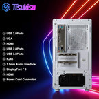 Tisukisu Prebuilt Gaming Desktop PC with RTX 3050 Graphics