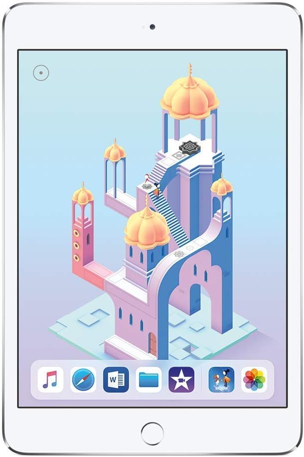 Apple MK9P2LL/A iPad Mini 4 128GB Silver (Renewed)