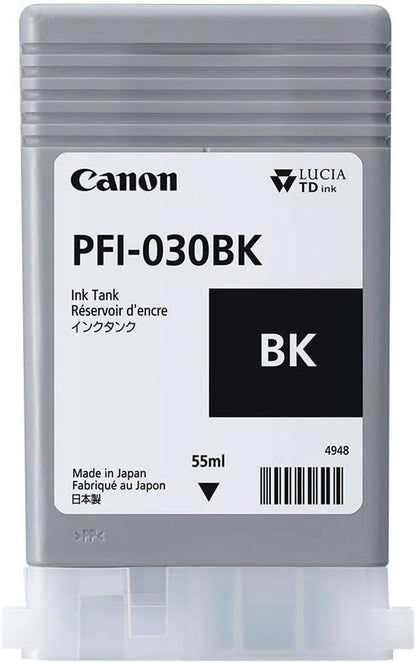 Canon PFI-030 Ink Tank Kit - Matte Black, Black, Magenta, Cyan, Yellow