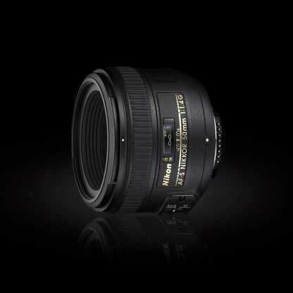 Nikon E4NK5014G AF-S 50mm f/1.4G Lens Bundle