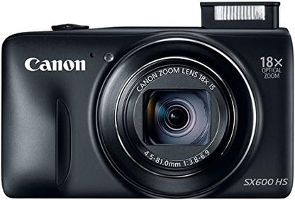 Canon PowerShot SX600 HS 9340B001 16MP Camera - Black