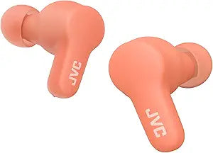 JVC HAA7T2P Gumy True Wireless Peach Earbuds — main product image