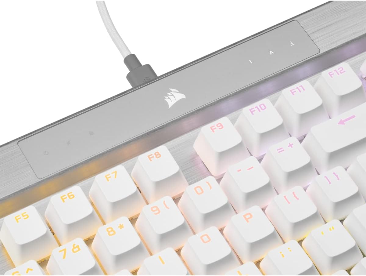 Corsair CH-910951A-NA K70 PRO RGB OPX Gaming Keyboard White