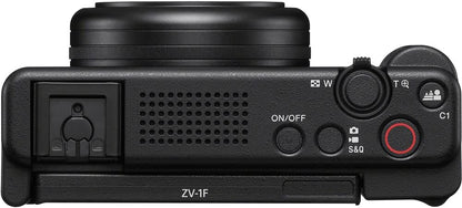 Sony ZV1F/B Vlogging Camera - Black - Bundle