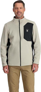 Spyder Bandit Hybrid Full Zip Mid Layer Jacket