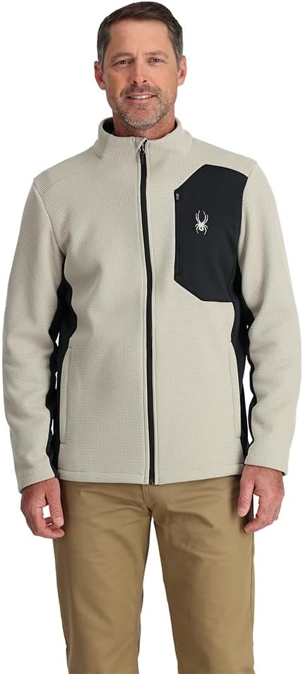 Spyder Bandit Hybrid Full Zip Mid Layer Jacket — main product image