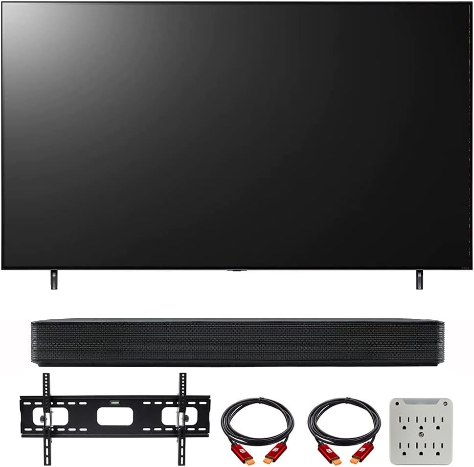 LG E28LG65NANO90UPA 65" NanoCell 4K TV Soundbar Bundle