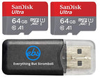 SanDisk 64G_TF_Ultra_San_x2 Ultra 64GB microSDXC 2-Pack