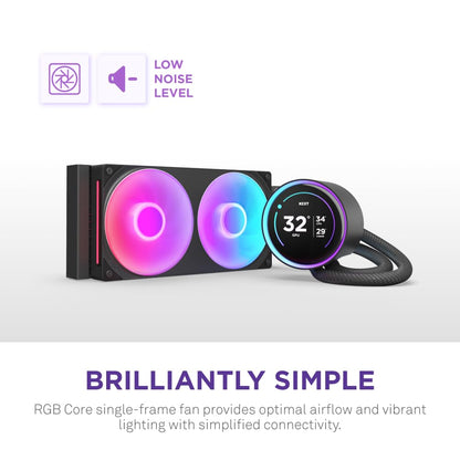 NZXT RL-KR24E Kraken Elite 240 RGB CPU Liquid Cooler - 240mm