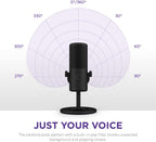 NZXT AP-WMMIC-B1 Capsule Mini USB Streaming Microphone