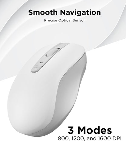 Lenovo 4Y51N41591 Bluetooth Silent Mouse - White
