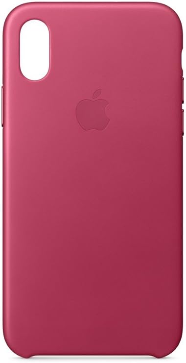Apple iPhone X - Leather Case - Pink Fuchsia