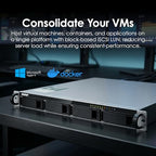 QNAP TS-435XeU Short-Depth 4-Bay Rackmount NAS