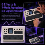 M-VAVE FM-1 Portable 6-Operator FM Synthesizer with Sequencer