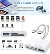 Dual-Port SD Card Reader for iPhone, iPad and USB-C Devices