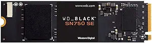Western Digital WDBB8L0010BNC-WRSN WD Black SN750SE 1TB SSD — main product image