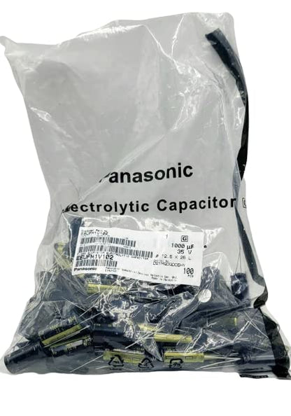 Panasonic FM Series 35V 1000uf - Low Impedance Capacitors (6-Pack)