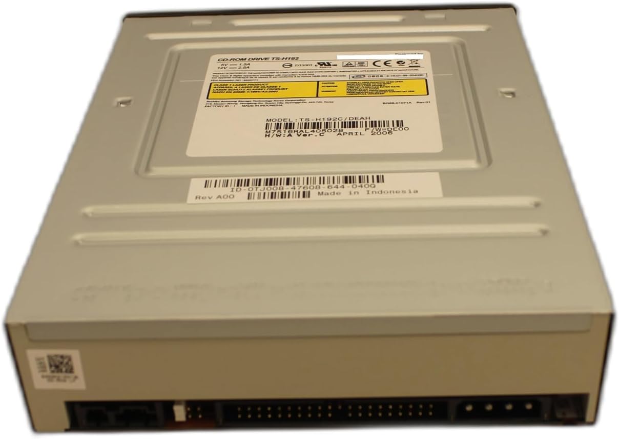 Dell TJ008 48X CD-ROM IDE Slimline Drive (Black)