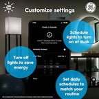 GE CLEDG256CDGS-2T CYNC G25 Smart LED Bulb 2-Pack