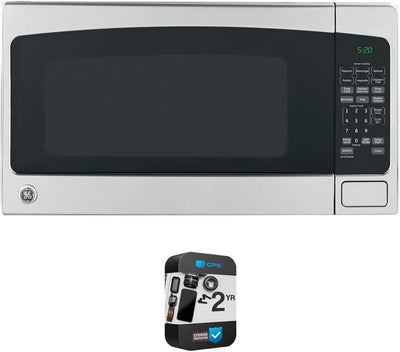 GE E99GEGCST20S1WSS 2.0 Cu. Ft. Countertop Microwave Bundle