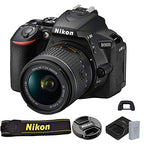 Nikon D5600 DSLR Camera with Lenses Bundle (Renewed)