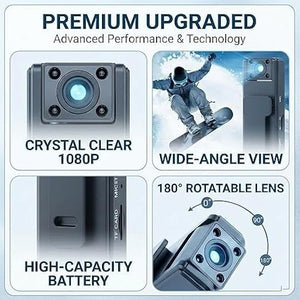 SJPMHYQ Ultra HD 2-in-1 Video and Audio Recorder with Night Vision