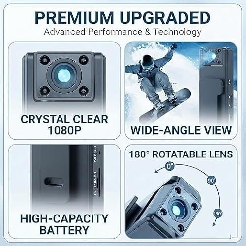 SJPMHYQ Ultra HD 2-in-1 Video and Audio Recorder with Night Vision — main product image