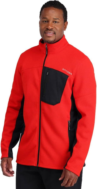 Spyder Bandit Hybrid Full Zip Men's Mid Layer Jacket