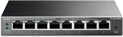 TP-Link TL-SG108PE Gigabit 8-Port Easy Smart PoE Switch