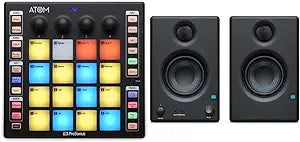 PreSonus ATOM Studio One Pad Controller + Eris E3.5 Monitors