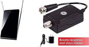 GE Indoor TV Antenna 33681 & Amplifier 42178 - HDTV — main product image