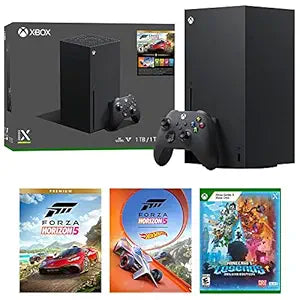 Microsoft E2MSRRT00051 Xbox Series X Forza Horizon 5 Minecraft Legends Bundle