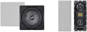 Monoprice Carbon Fiber In-Wall Speaker Bundle 10" & 6.5"