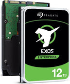 Seagate ST12000NM0127 12TB Exos Enterprise Hard Drive Renewed