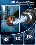 THPACIP 4K Ultra HD Vlogging Camcorder with Night Vision