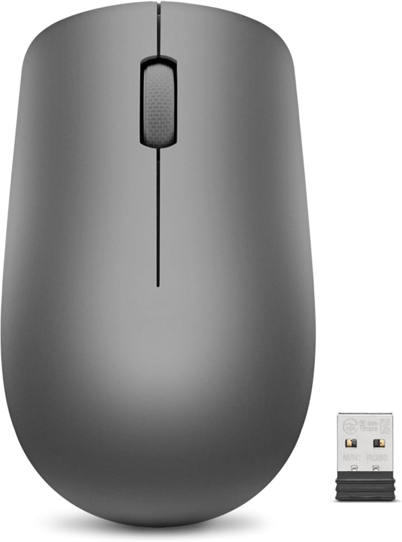 Lenovo 530MOUSE Graphite Grey Wireless Mouse — main product image