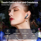Fhumsh A10 Wireless Bluetooth 5.3 Earbuds with LED Display