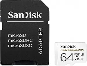 SanDisk SDSQQNR-064G-AN6IA High Endurance 64GB MicroSD — main product image