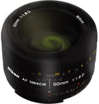 Nikon FBA_2137 AF FX 50mm f/1.8D Lens - Renewed