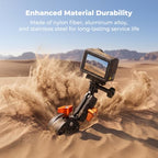 K&F Concept Motorcycle Handlebar Clamp Mount with 360° Ball Head