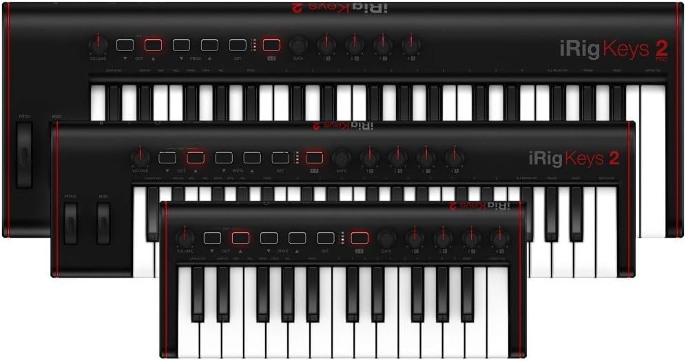IK Multimedia 03-90145 iRig Keys 2 Mini MIDI Keyboard