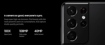 Samsung Galaxy S21 Ultra 5G 128GB Black Renewed