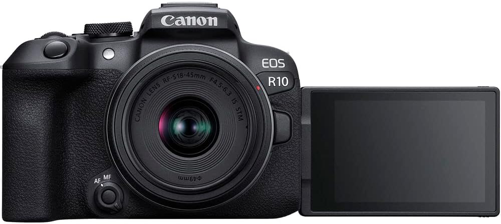 Canon 5331C009 EOS R10 Mirrorless Camera 18-45mm Lens Kit