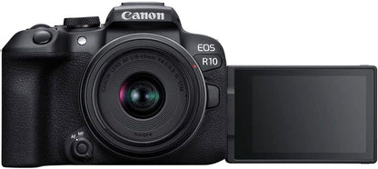 Canon 5331C009 EOS R10 Mirrorless Camera 18-45mm Lens Kit
