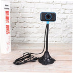 Veemoon Flexible Gooseneck USB Webcam with Built-in Microphone