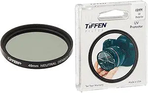 Tiffen Neutral Density 0.9 Filter 49mm & UV Protection Combo