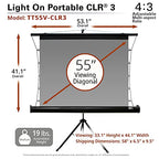 Elite Screens TT55V-CLR3 55