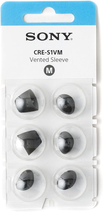 Sony CRE-S1VM Vented Sleeves for CRE-C10 Hearing Aid (Medium)