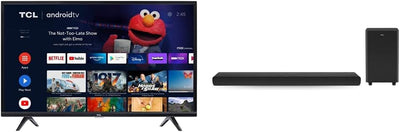 TCL 32S334 32-Inch Android TV with Alto 8 Plus Dolby Atmos Sound Bar