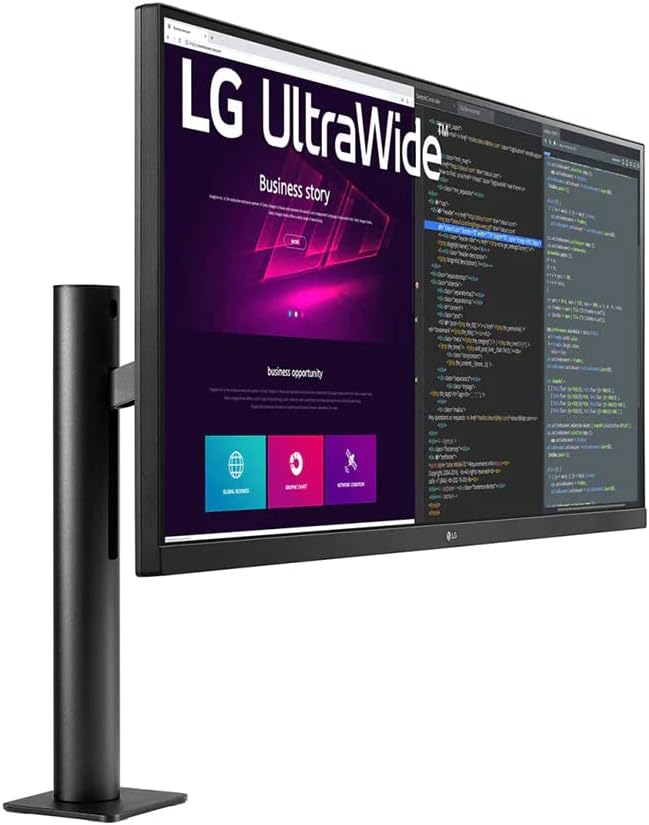 LG 34BN780-B 34" IPS QHD UltraWide Ergonomic Monitor